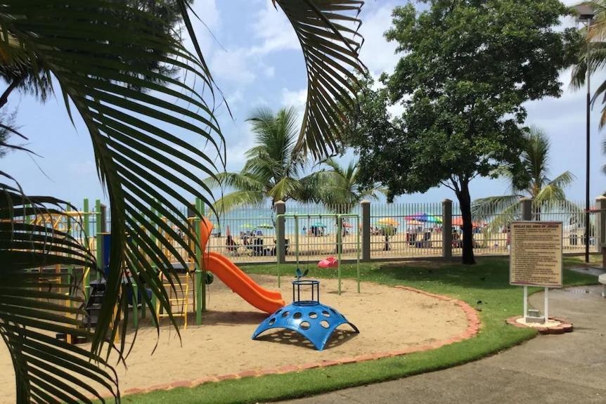 Downtown Beachfront Isla Verde Luxury Apartment ซานฮวน ภายนอก รูปภาพ